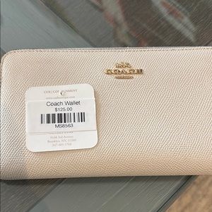 Coach Cream Wallet